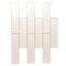 Apollo Tile 2X8 Sand Subway 4.83 sq.ft 11.8 in. x11.8 in. Glass Mosaic Tile, 5PK APLC9902EC17 - alternate 1